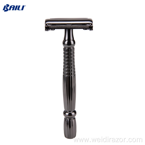 Double Edge Safety Razor Long Handle Shaver For Man